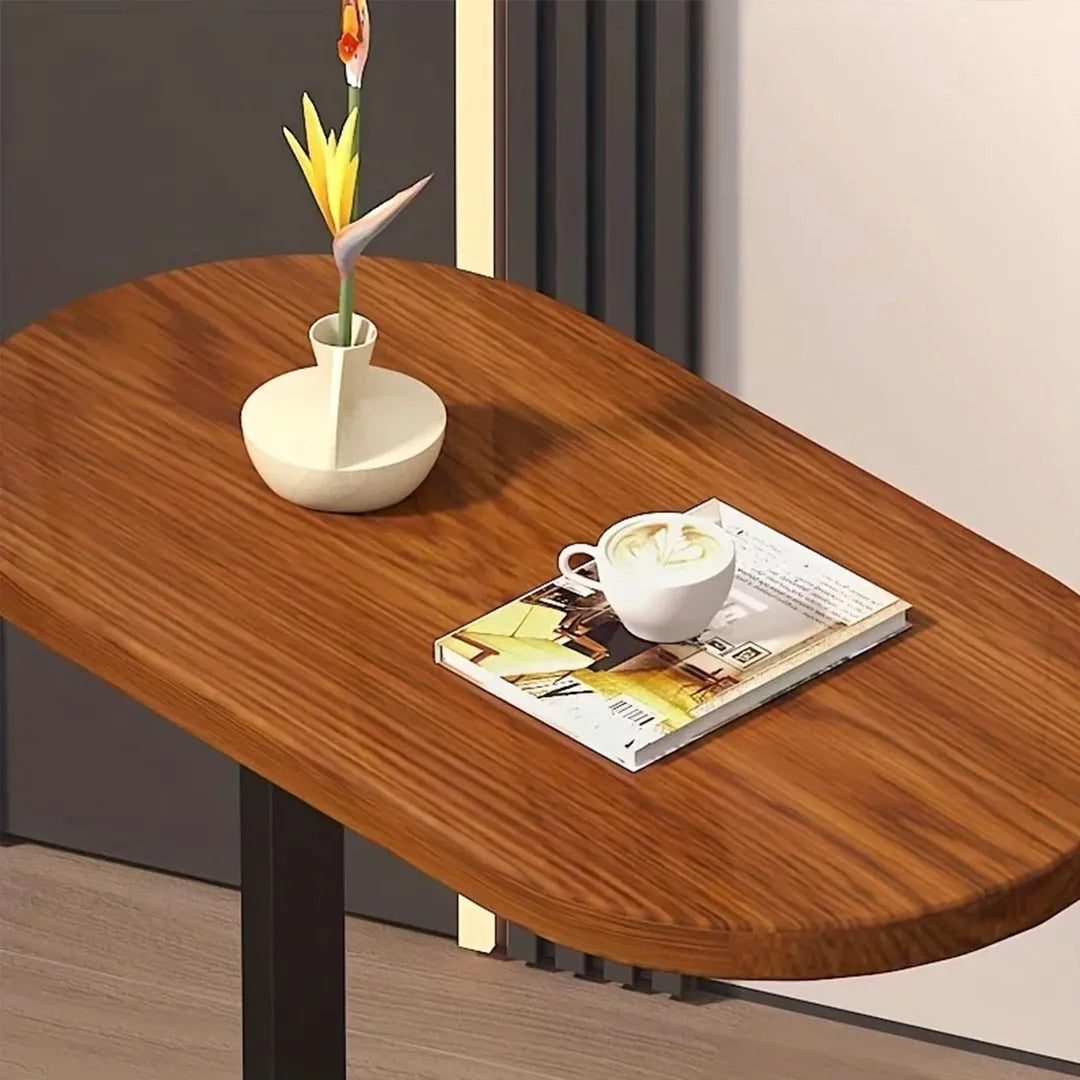 Modern Small Sofa Side Table - Compact Wooden End Table for Home