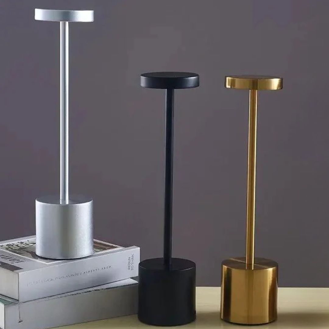 Oslo LED Table Lamp - Modern Rechargeable Light with Vertical Rod Design