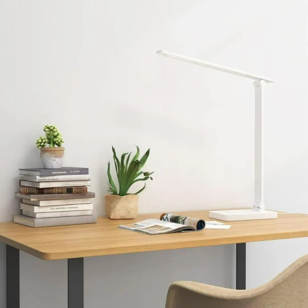 Eye-Caring LED Desk Lamp - 5 Modes USB Charging and Adjustable Design