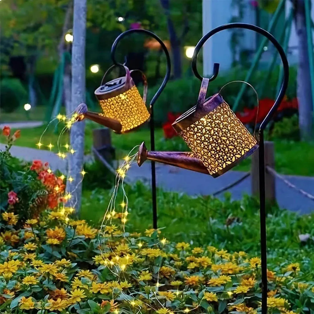 Solar Watering Can Lantern – Lighting Outdoor Lights for Garden