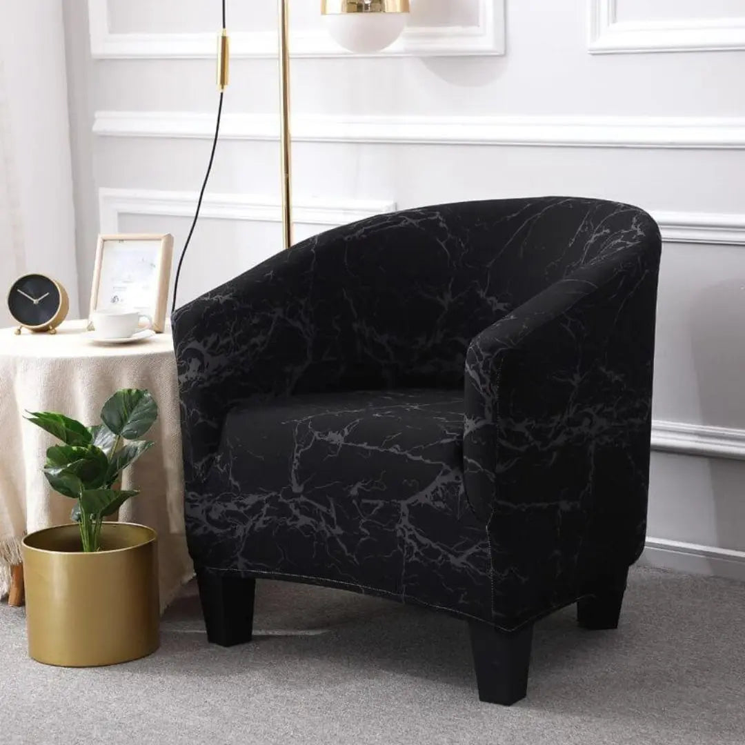 Celora Stretch Club Chair Slipcover - Elegant Tub Chair Protector with Soft Durable Fabric