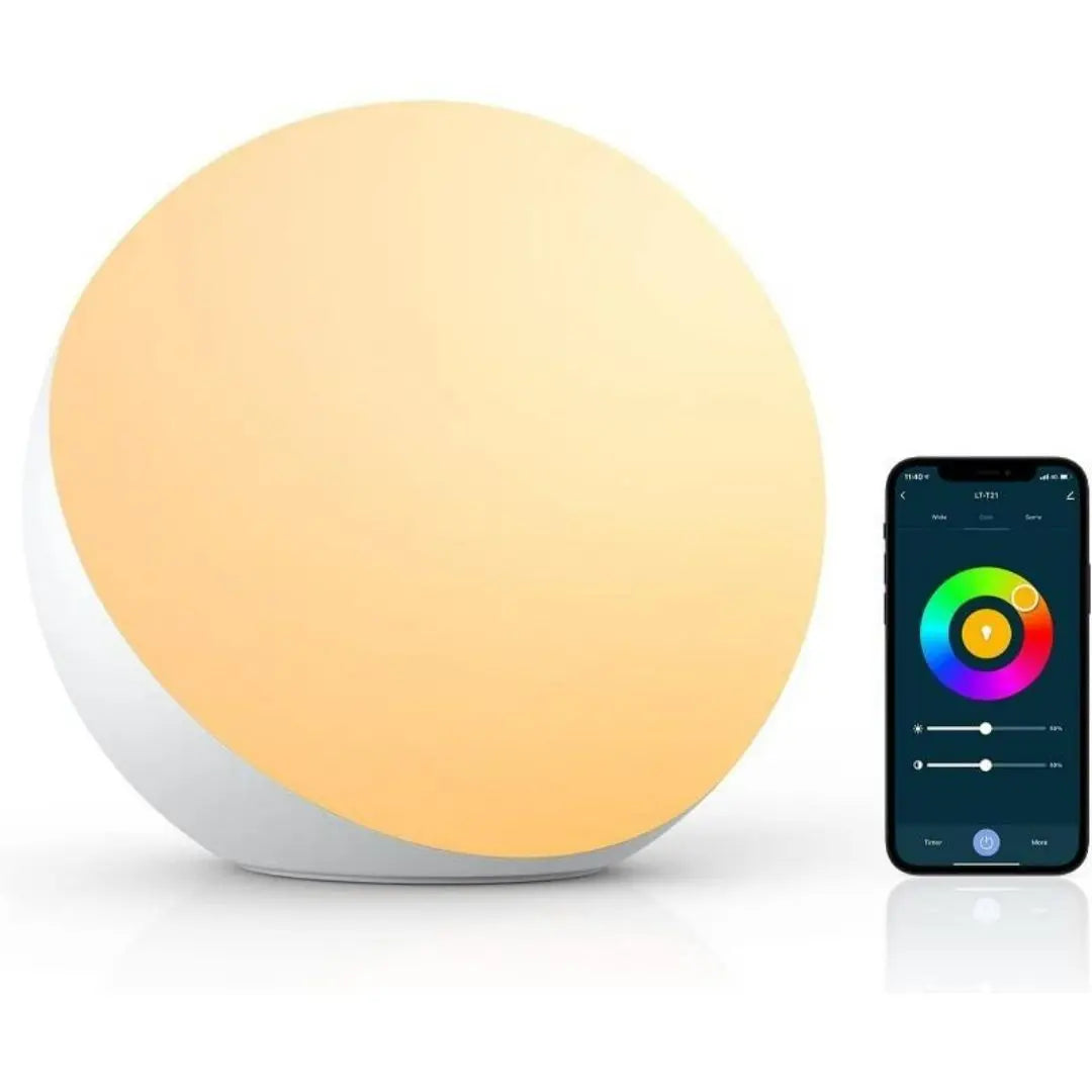 Smart RGB Desk Lamp - Voice and App Control with 8 Modes and 3 White Light Levels