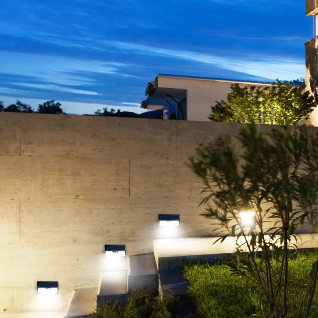 Solarex Motion Sensor Lights - 318 LED Super Bright Outdoor Wall Lights