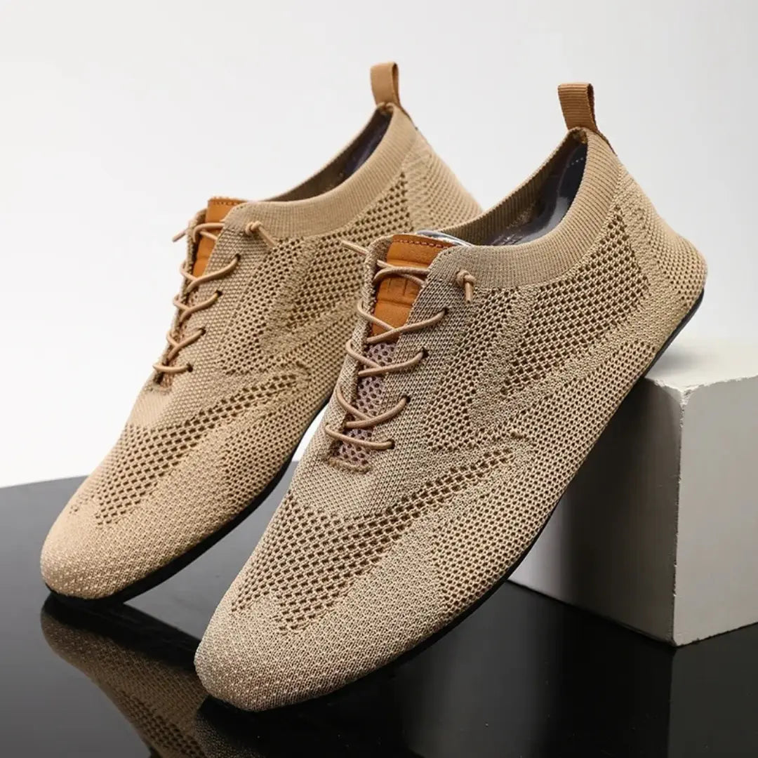 Mesh Knit Slip-Ons