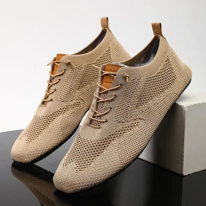 Mesh Knit Slip-Ons
