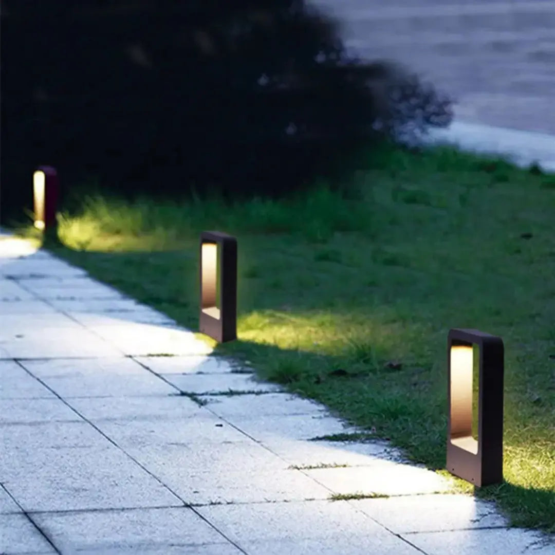 Modern Ground Garden Light - Sleek Outdoor Fixture with Durable Weatherproof Design
