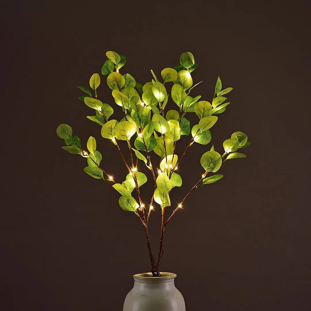 Olive Branch Fairy Lights - Nature-Inspired LED Decor for Cozy Spaces