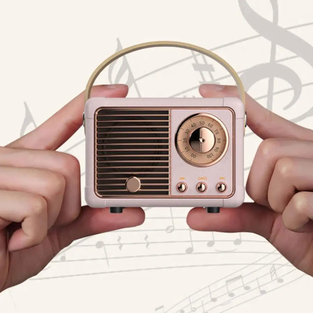 Timeless Retro Radio Bluetooth Speaker - Vintage Radio Design with Modern Tech