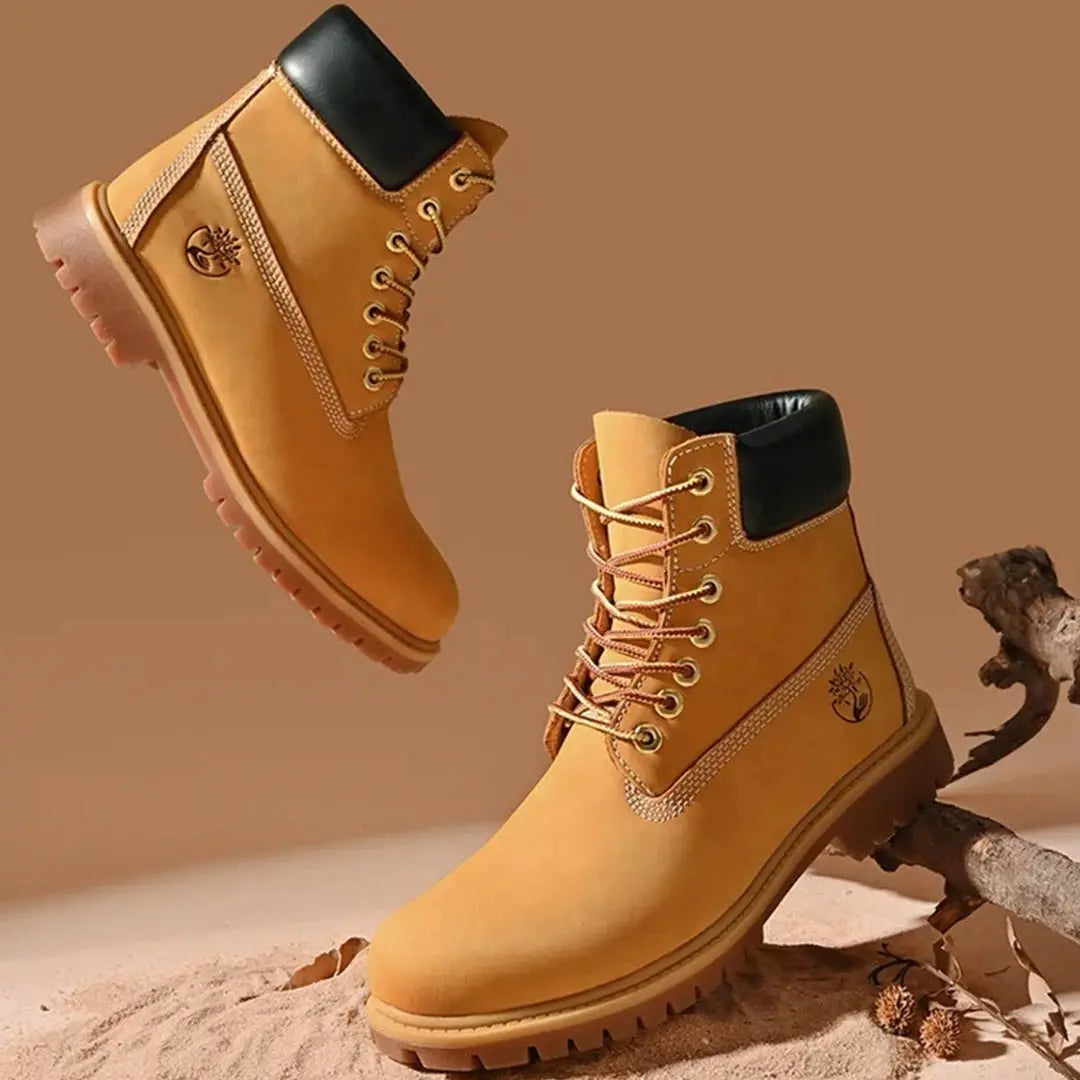 Boots Men High Top Boots for Winter Outdoor Style