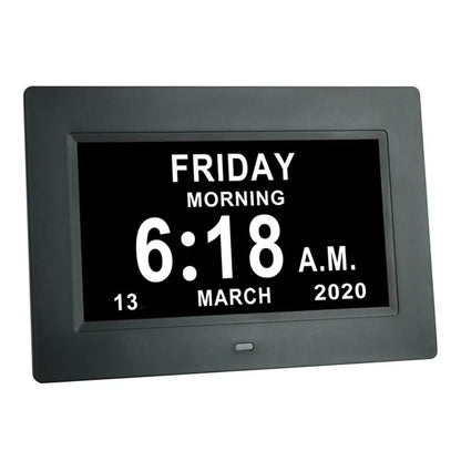 Digital Alarm Clock with Large LED Display and Multi-Function Features