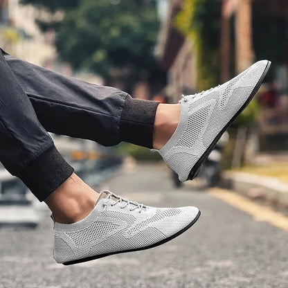 Mesh Knit Slip-Ons