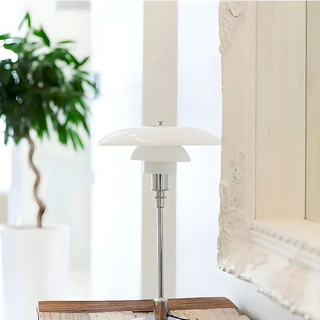 Danish Designer Table Lamp - Retro Mid Century Scandinavian LED Accent Light