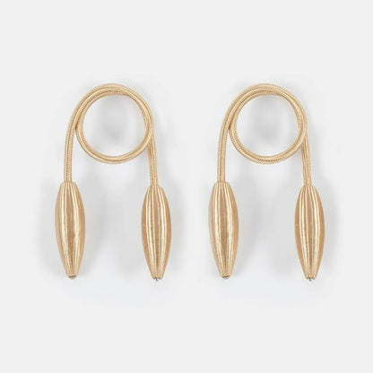 Lureva Arbitrary Shape Curtain Tiebacks - Flexible Decorative Holdbacks for Drapes and Curtains