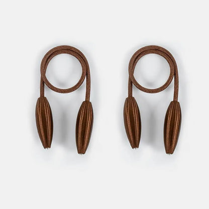 Lureva Arbitrary Shape Curtain Tiebacks - Flexible Decorative Holdbacks for Drapes and Curtains