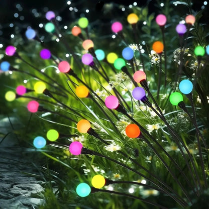 FireflyGlow Solar Garden Lights - Waterproof Outdoor Pathway Lighting