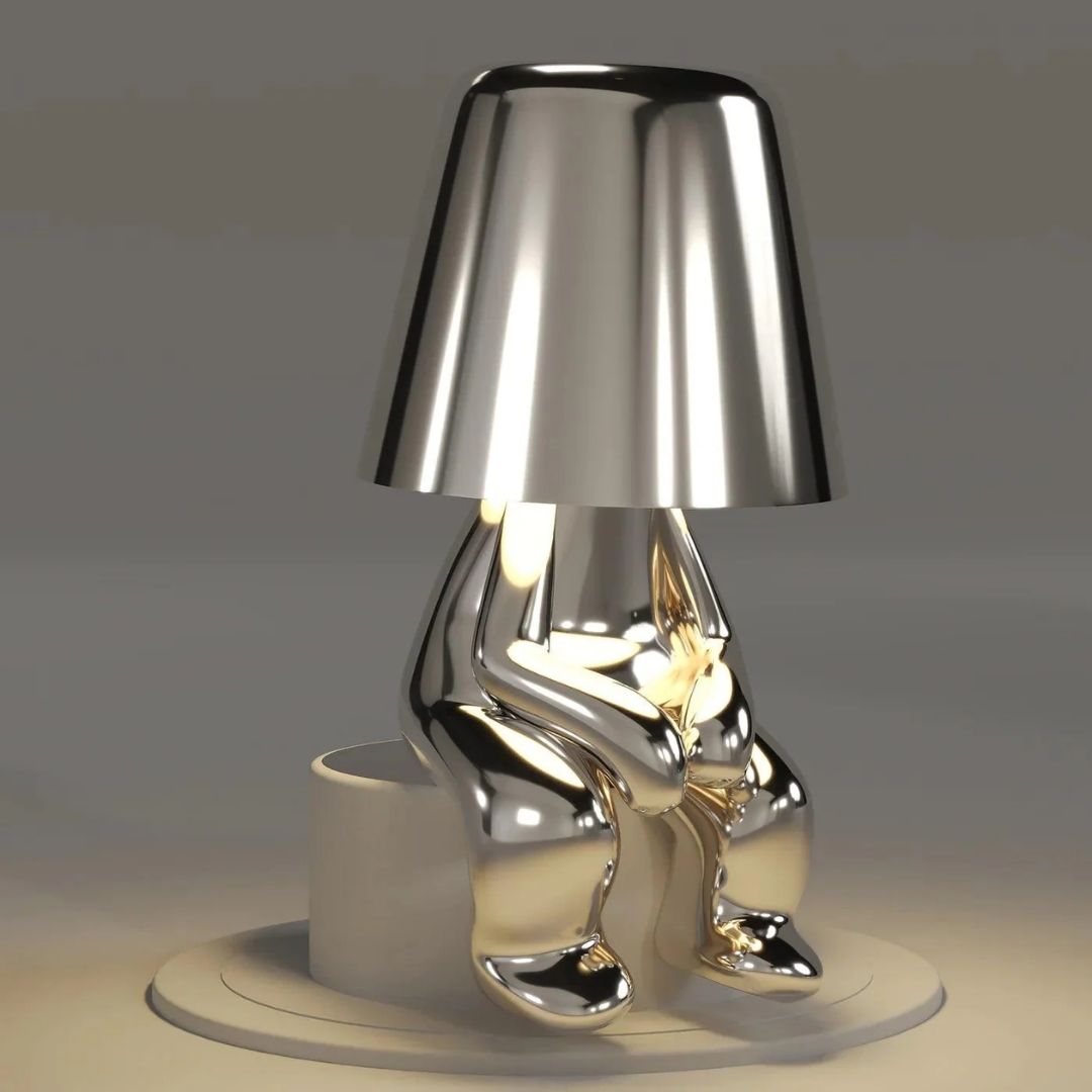 Thinker Brothers Table Lamp - Artistic Modern Sculptural Lamp