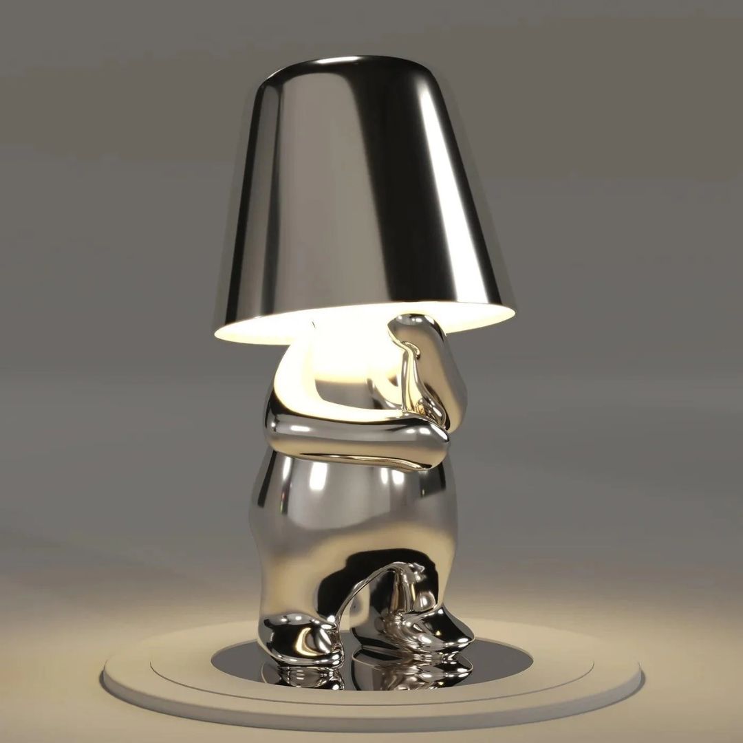 Thinker Brothers Table Lamp - Artistic Modern Sculptural Lamp