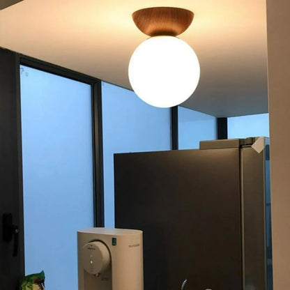 Log Japanese Ceiling Lamp - Customisable Zen Lighting with Refined Minimalism