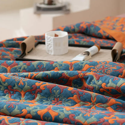 Celora Boho Reversible Cotton Quilt - Soft Breathable and Vintage Mandala Design