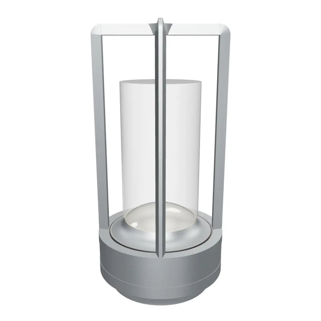Crystal Lantern - Elegant Aluminum Alloy Lamp with Adjustable Glow and Cordless Design