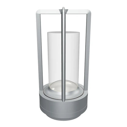 Crystal Lantern - Elegant Aluminum Alloy Lamp with Adjustable Glow and Cordless Design