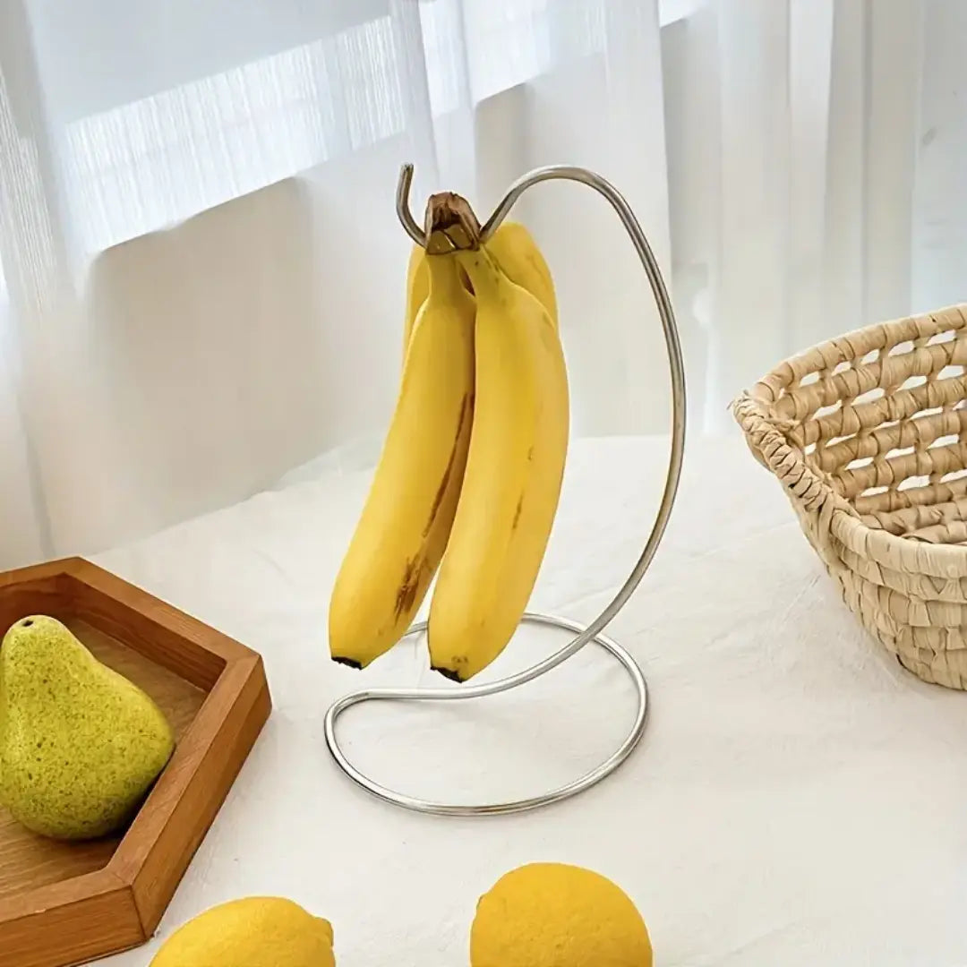 Banana Holder - Sturdy Metal Stand for Fruits and Home Storage