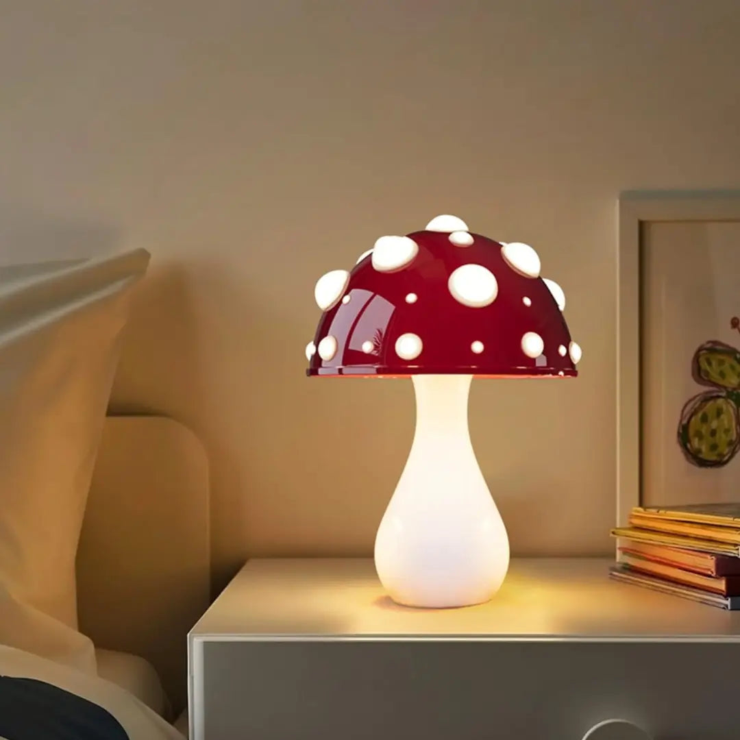 Liora - Table Lamp LED Mushroom Design with Warm White Light