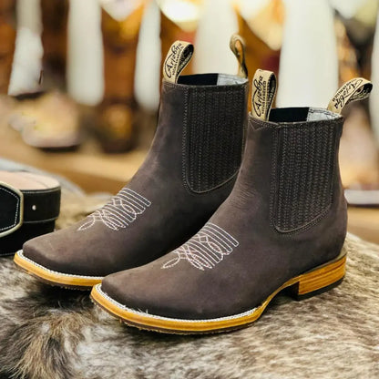 Men's Short Boots European and American Chelsea Western Style