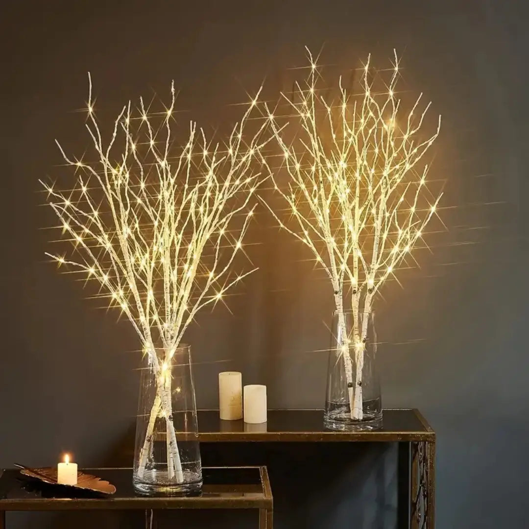LED Branch Light - Warm White Decorative Twig Lamp for Events and Home Decor