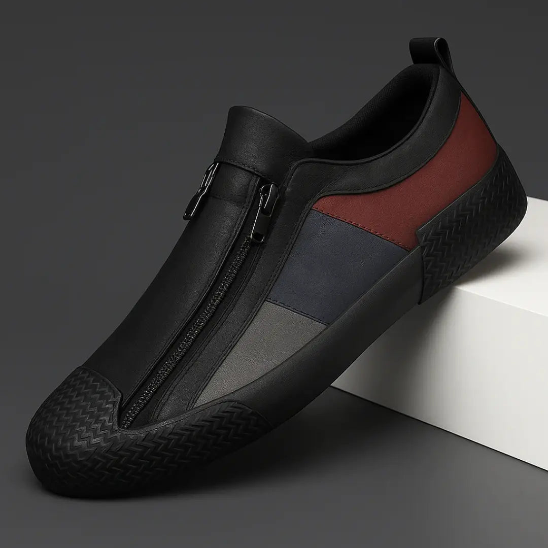 Claude Monet Leather Sneakers
