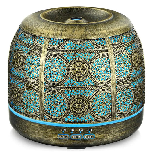 Classic Bronze Style Essential Oil Diffuser - Humidifier with Auto Shut-Off