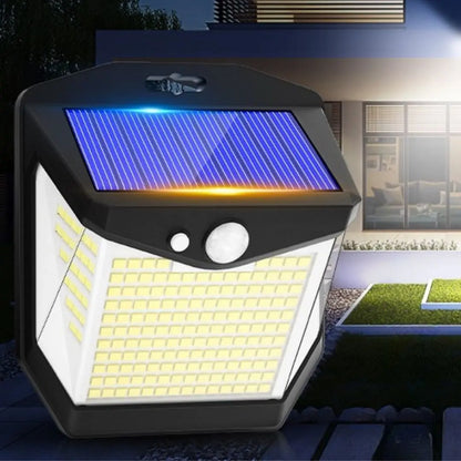 Solvra Solar Security Lights - LED Outdoor Motion Sensor Lamps with Wide-Angle Illumination