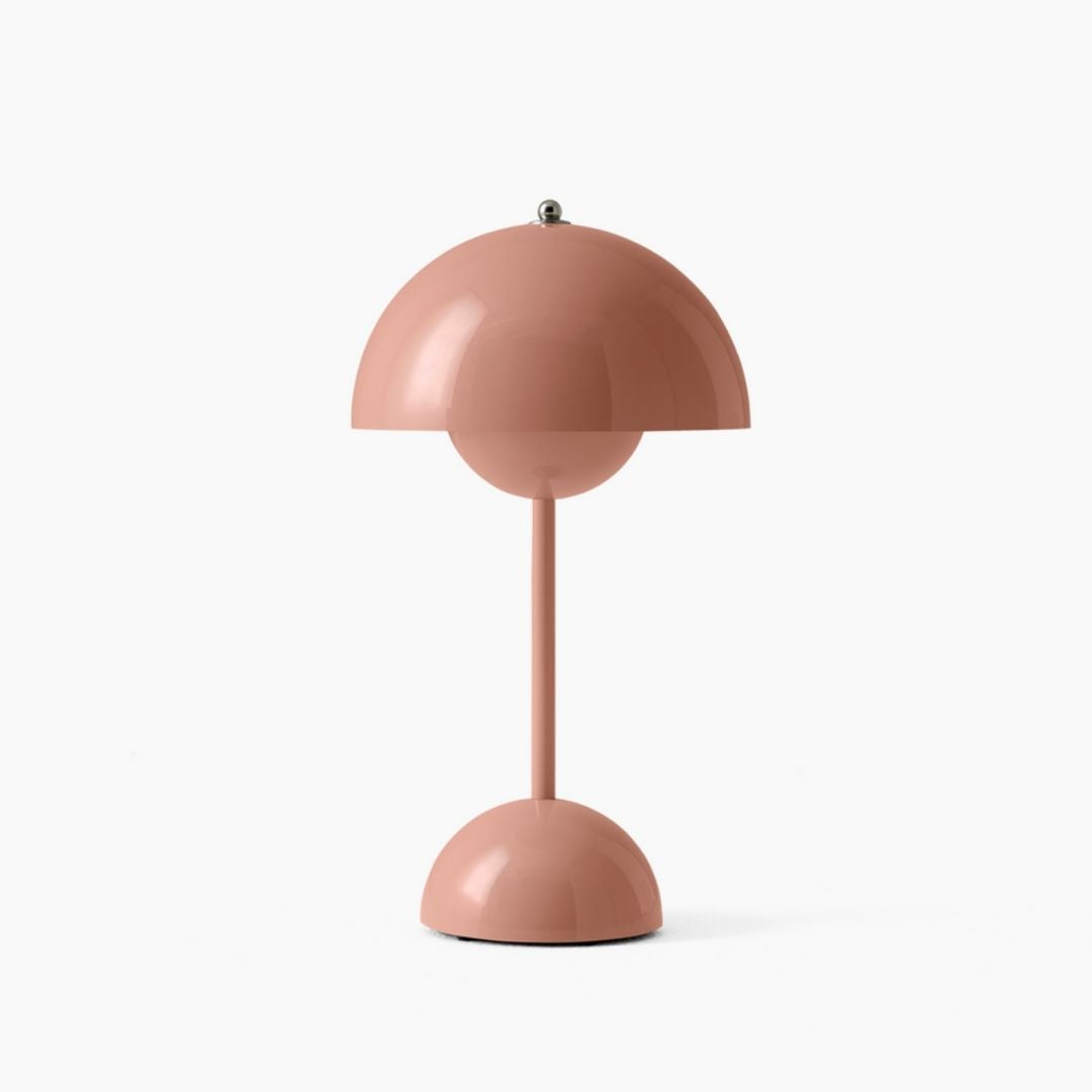 AuroraGlo LED Table Lamp - Compact Rechargeable Accent Light with Modern Design