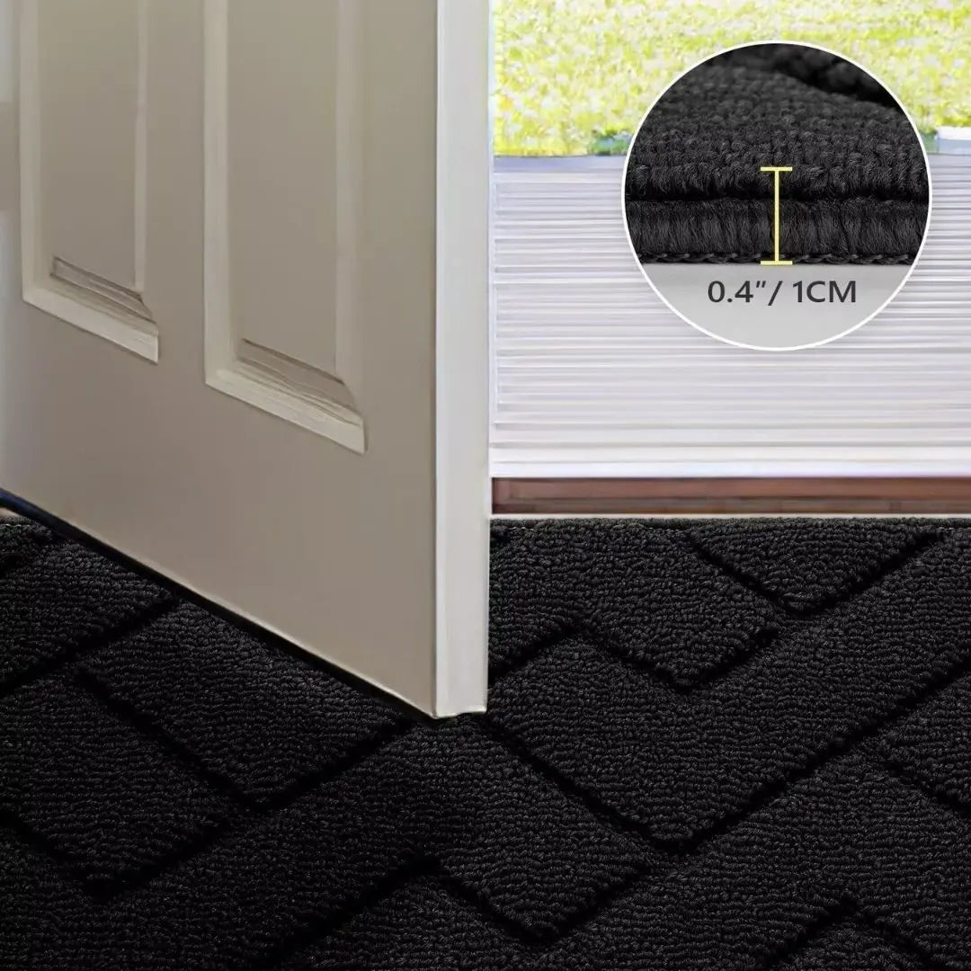 AbsorbGuard Indoor Doormat - Low Profile Non-Slip Washable Mat