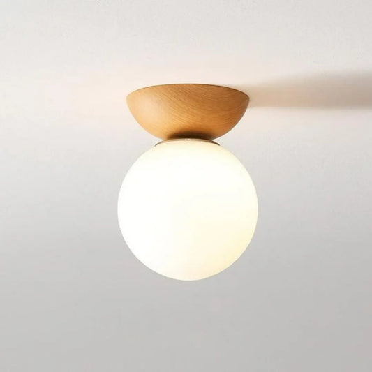 Log Japanese Ceiling Lamp - Customisable Zen Lighting with Refined Minimalism