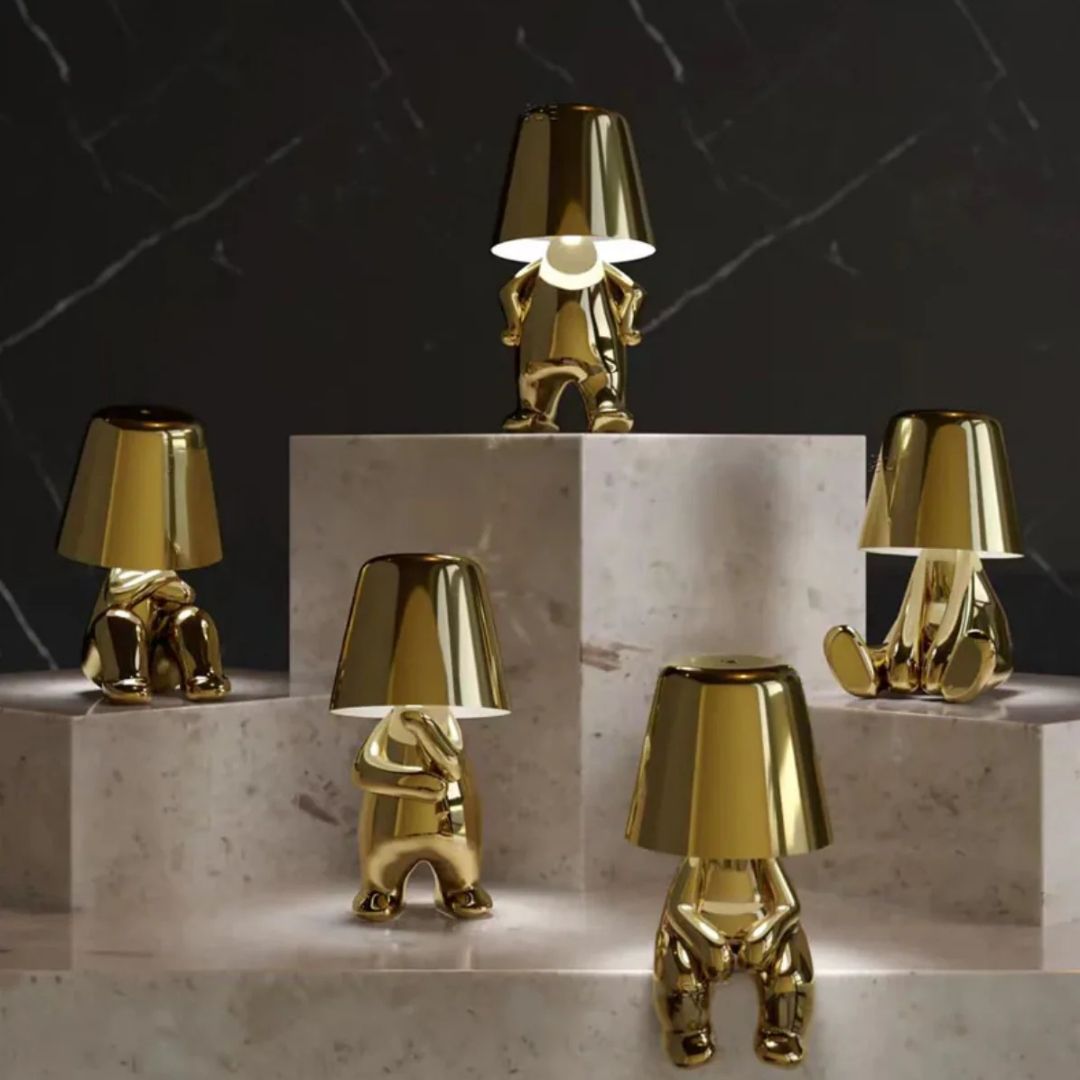 Thinker Brothers Table Lamp - Artistic Modern Sculptural Lamp