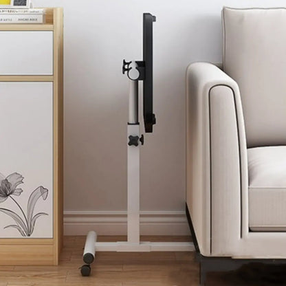 Brevora Adjustable Overbed Table with Wheels - Height and Tilt Adjustable with Double-Board Design