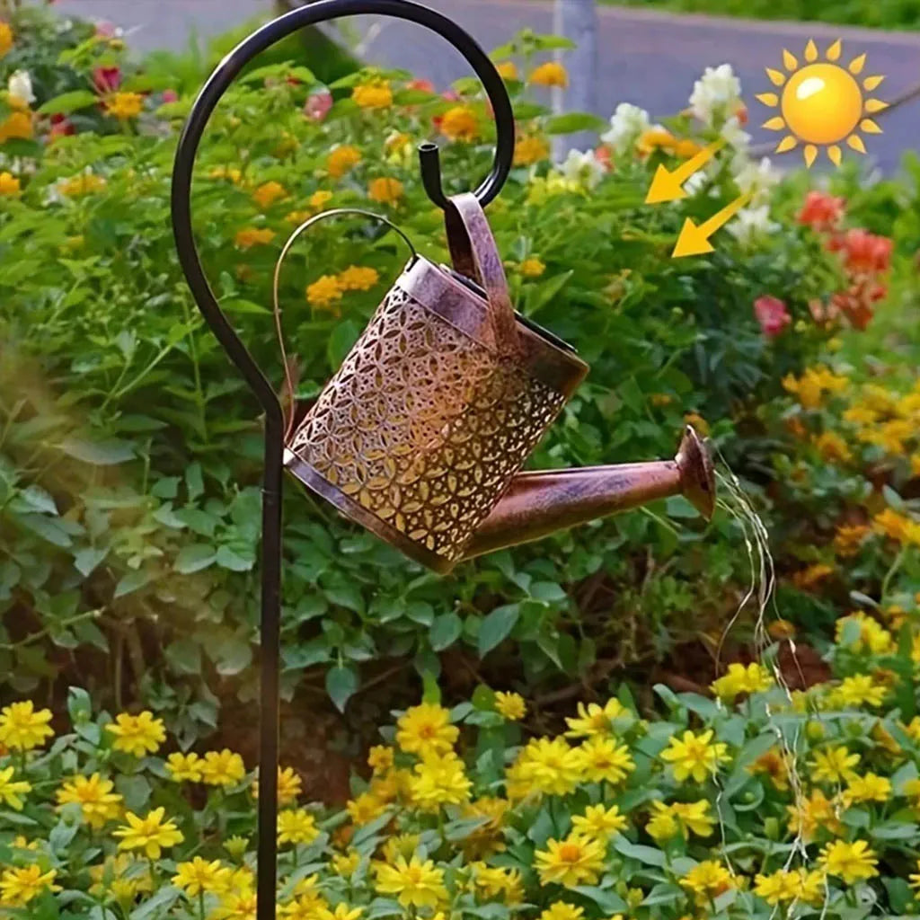Solar Watering Can Lantern – Lighting Outdoor Lights for Garden