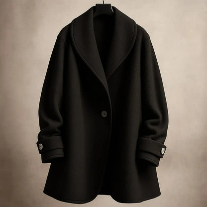 Renata Wool Shawl Coat