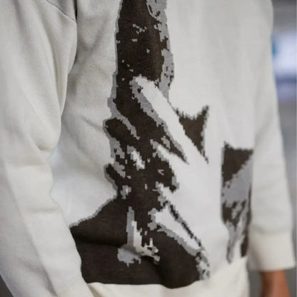 Hidden Visage Knit Sweater