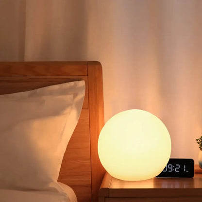 Globe Table Lamp - Wireless Dimmable Table Lamp Sphere with 16 Colors