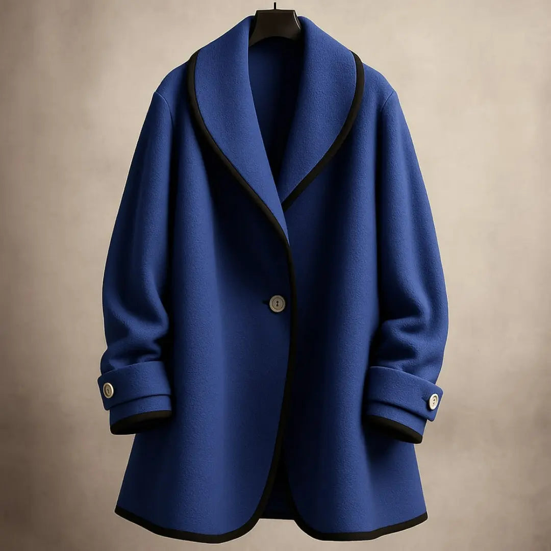 Renata Wool Shawl Coat