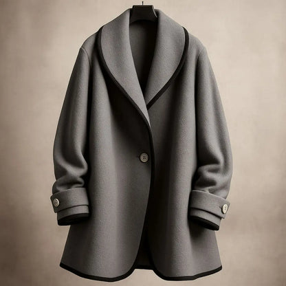 Renata Wool Shawl Coat