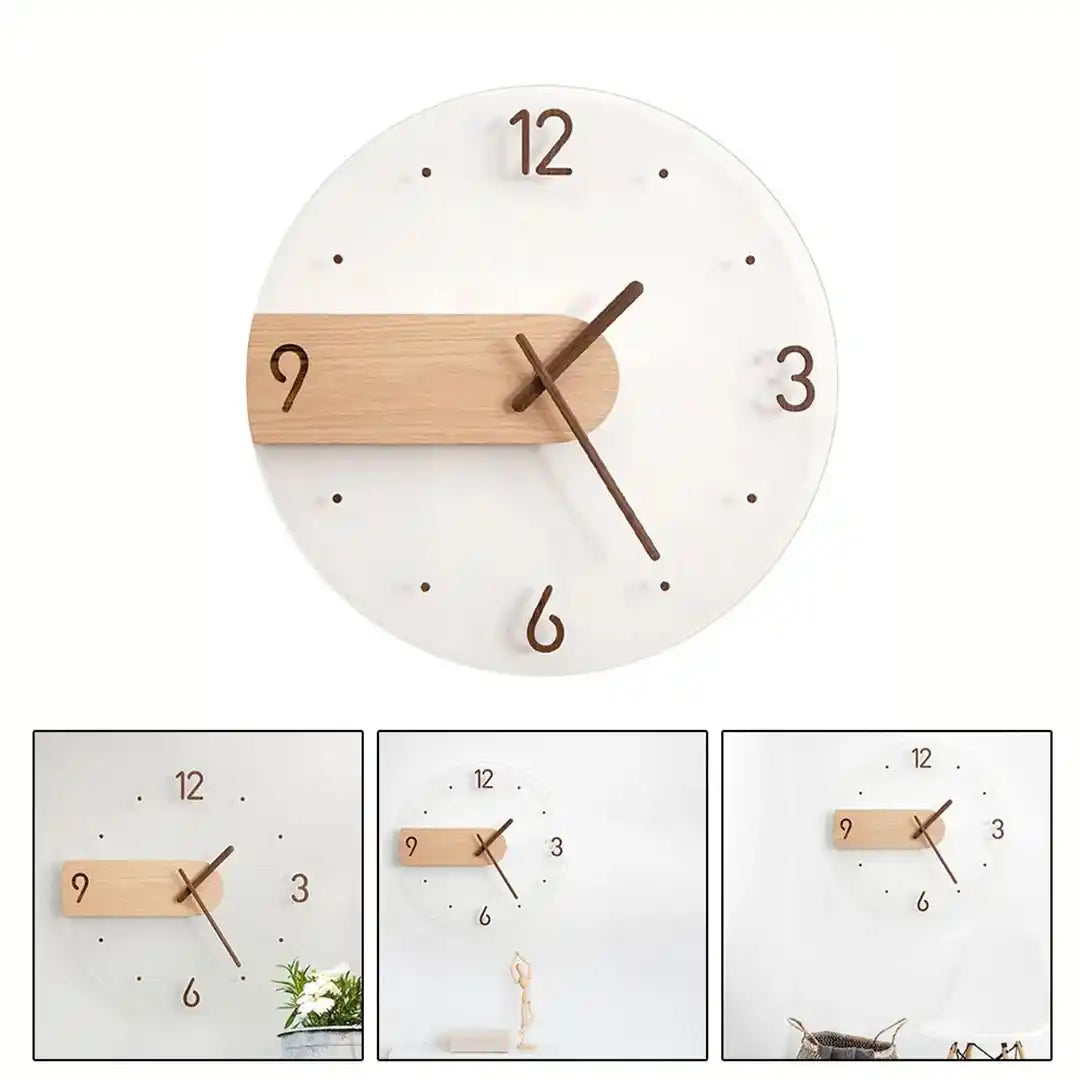 Nordic Style Silent Scan Movement Clock