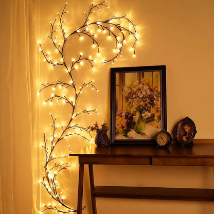 Bendable Willow Vine Tree Light - Decorative LED Branches for Home and Festive Decor