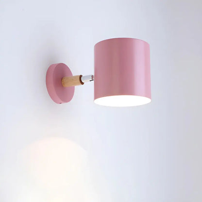Scandinavian Lamp Wall Light Adjustable - Pastel Wall Reading Lamp for Bedrooms and Kids Rooms