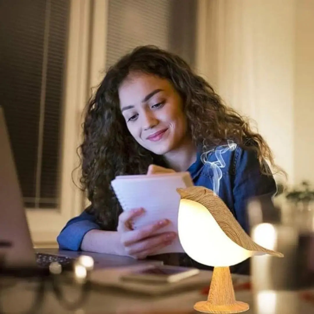 Bird Light and Aroma Diffuser - Touch Lamp with Essential Oil Diffuser