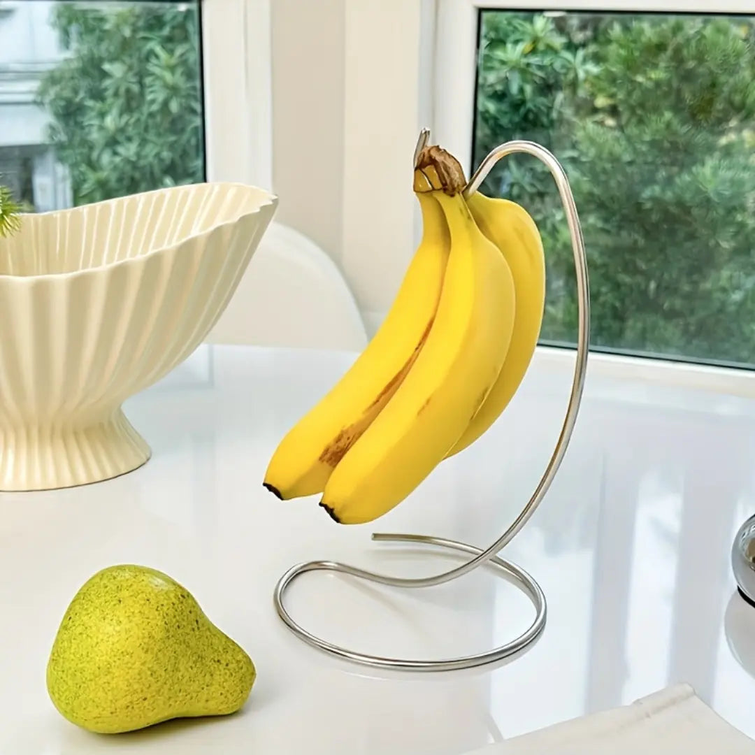 Banana Holder - Sturdy Metal Stand for Fruits and Home Storage