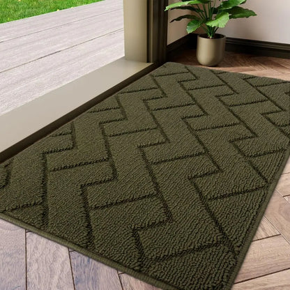 AbsorbGuard Indoor Doormat - Low Profile Non-Slip Washable Mat