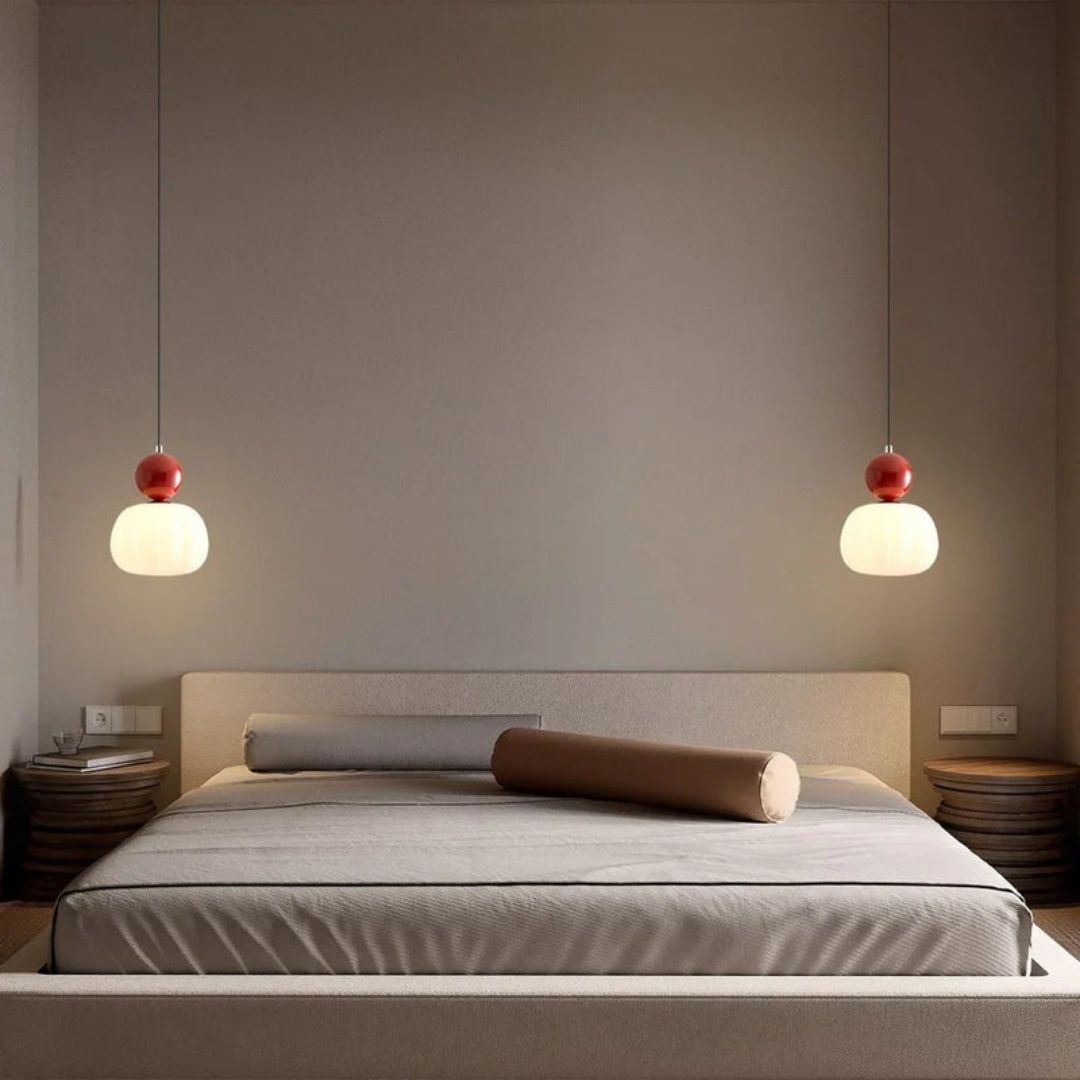 Scout Art Deco Pendant Light - Sculptural Globe Ceiling Lamp
